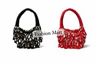 Sac à main de soirée perlé fait main pour femme, couleur personnalisée, pochette de fête, faible MOQ, vente en gros