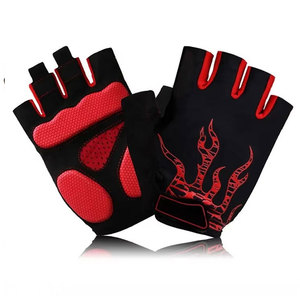 Gants de musculation et de cyclisme unisexes à demi-doigts, pour sports de plein air, entraînement en salle de sport, avec support de poignet, antidérapants et respirants - Product Image 2