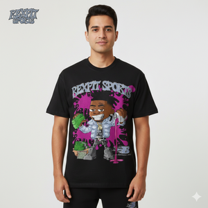 Camisetas de Manga Larga Corta de Felpa Francesa de Alto Gramaje, las Más Demandadas por los Clientes, con Logotipo Serigrafiado, Colores Sólidos - Product Image 3