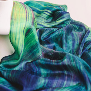 <b>Silk</b> <b>Scarf</b> Soft Woven Material For Elegant Daily Clothing Hair Wrap And Office Wear <b>Silk</b> <b>Scarf</b> - Product Image 6
