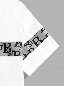 Men's Summer Printed Short <b>Set</b> 100% Cotton Breathable Casual T-Shirt & Shorts Streetwear - Product Image 3