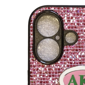 เคสโทรศัพท์ iPhone ประดับคริสตัลสีชมพู รุ่น AKA Pink Rhinestone หรูหรา แฟชั่น ทันสมัย ป้องกันอย่างดี - Product Image 4