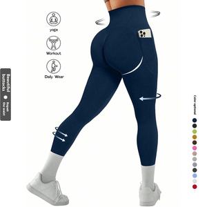 Leggings de Yoga de Cintura Alta para Mujer, Transpirables, Ajustados, con Cintura Elástica para Entrenamiento, Ejercicio y Uso Diario - Product Image 2