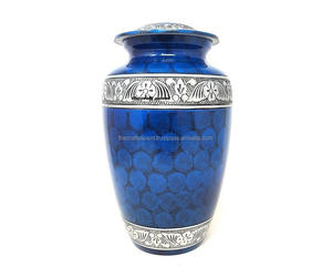 Urnas de cremación al por mayor de Metal grabadas con mariposas de alta calidad para cenizas humanas y de mascotas, urnas de cremación de aluminio para cenizas de adultos - Product Image 5