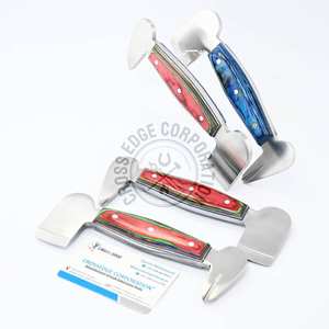 Professionnel de haute qualité tampon Clinch Cutter manche en bois maréchal-ferrant chaussure toilettage haute teneur en carbone Clench Cutter outil vétérinaire - Product Image 1