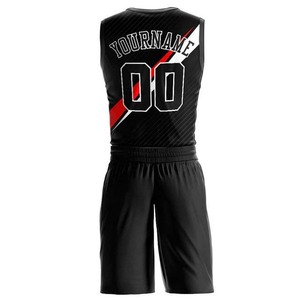 2026 New Sleeveless Stylish Basketball Jersey OEM Custom Team Name Sublimated Basketball Uniform for Men Sportswear - Product Image 3