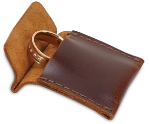 Leather Coin Bag Leather <b>Mini</b> Coin <b>Pouch</b> Custom Logo Print Coin Bags Leather Coin Cases For Gift Promotional Jewelry Shops - Product Image 2