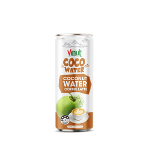 Bebida de Café Latte con Agua de Coco VINUT, Lata Delgada de 320 ml, Fabricante de Marca Privada OEM/ODM, Muestra Gratuita - Product Image 1