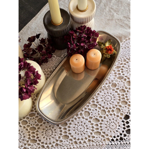 Top Quality Stainless Steel Serving Tray Oval Platter Heavy Duty Metal Serving Tray <b>Large</b> Mirror Polish Sizzler <b>Plate</b> & Tray - Product Image 6