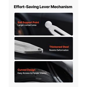 Paintless Car <b>Dent</b> <b>Puller</b> Kit Auto Fender Damage Repair Tool with Lifter Curved Rod Crowbar Rubber Hamm Body Repair Equipment - Product Image 3