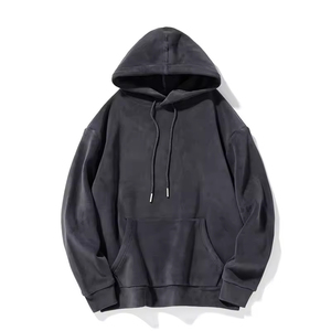 Sweat à capuche confortable et tendance pour homme, 100 % coton, coupe confortable, sweat à capuche de haute qualité pour homme, unisexe, taille oversize - Product Image 1