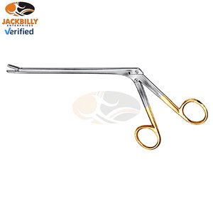 JACKBILLY High Quality Stainless Steel Manual Intervertebral Disc Rongeur 45 Degree Angle 3X10mm <b>Bite</b> 6 Inch Shaft - Product Image 6