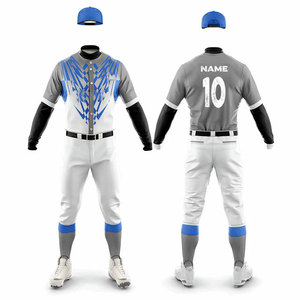 2026 Latest Design Baseball <b>Suit</b> Training Uniform OEM Service Quick Dry Solid Color Sublimated Design Uniform Pattern Plain Kit - Product Image 1