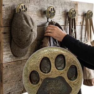 Ba Cast Iron Industrial Design Paw Print Adjustable Multi-Function Drawer Knob <b>Rustic</b> Furniture Handle Dresser Cabinet - Product Image 6