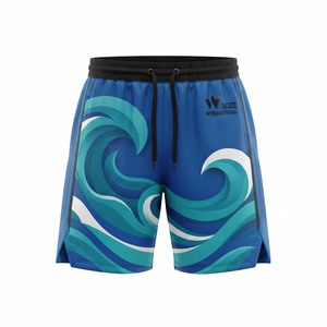 Shorts de basketball personnalisés pour hommes, séchage rapide, respirants, entièrement en mesh, option de conception OEM, coupe unie, imprimés pour adultes - Product Image 1