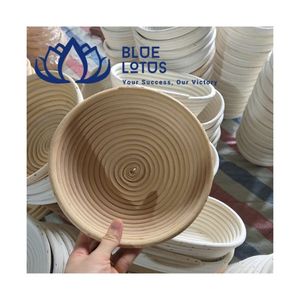 HIGH QUALITY Sustainable Rattan Banneton <b>Bread</b> Proofing <b>Basket</b> with Liner Kitchen Sourdough Baking Tools - Product Image 1