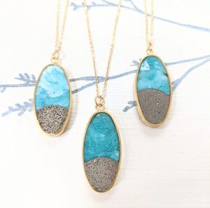 Collar de resina hecho a mano, accesorios de joyería de moda - Product Image 3