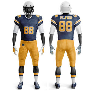 Wholesale Team Uniform <b>Compression</b> Sublimation Set Rugby Wear Customized Design Football Jersey American Uniform Printed - Product Image 4