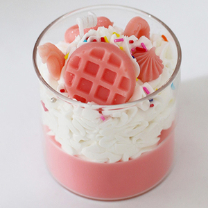 Dessert en forme de cire de soja parfumée décor bougies luxe marque privée arôme créatif fête vacances cadeau pâques décoration de la maison - Product Image 1