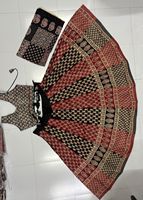 Lehenga Choli pour femmes, imprimé numérique, en coton, longueur au sol, tenue ethnique traditionnelle pour mariage, style Inde Pakistan