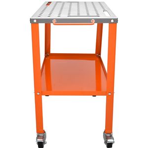 Banco da Lavoro Portatile in Acciaio 36'' X 18'' con Capacità di Carico 1200 libbre, Freni e Ruote - Product Image 1
