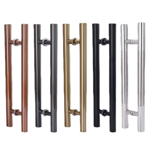Stainless Steel Modern Ambidextrous <b>Door</b> <b>Pull</b> <b>Handle</b> SS 202/304 Glass <b>Door</b> Heavy Duty Entrance Bulk Wholesale Export - Product Image 1