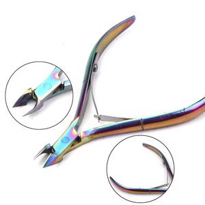 Golden Stainless Steel <b>Nail</b> Clipper 10mm Wide Jaw Opening Straight Sharp Professional Finger <b>Nail</b> <b>Tool</b> Luxury Style Adult Use - Product Image 2