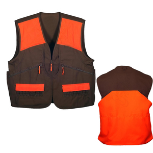 เสื้อกั๊กสีส้มลายพรางสีเขียวสำหรับล่าสัตว์ - Product Image 1