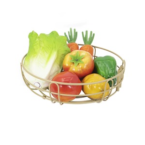 Farmhouse Daily Fresh Fruits <b>Basket</b> <b>Gold</b> Coated Beautiful <b>Basket</b> Arabic Wedding Gift <b>Storage</b> <b>Basket</b> - Product Image 4
