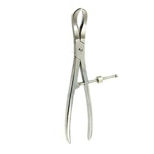 Pinzas para Sujetar Huesos de 15 cm, Acero Inoxidable, Instrumento Quirúrgico Ortopédico Manual, Clase I, Certificado CE ISO 13485, Uso Clínico, 1 Año - Product Image 1