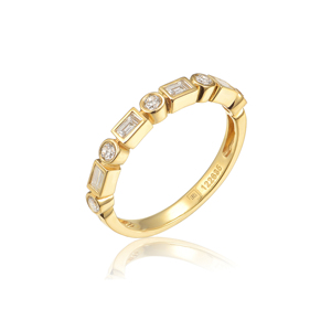 Ensemble complet personnalisé en or massif 10K/14K/18K avec diamants de laboratoire CVD IGI/HPHT taille brillant : collier, bracelet, boucles d'oreilles et bague - Product Image 6