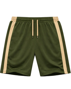 Mens Olive Green Sports <b>T</b> <b>Shirt</b> And Shorts Set Breathable Quick Dry Gym Wear Athletic Running Training Activewear Outfit Set - Product Image 4