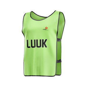 Vêtements de football pour hommes personnalisés, à séchage rapide, antibactériens, maillots de sport unis, imprimés numériquement, sans manches, 100% polyester, grandes tailles - Product Image 4