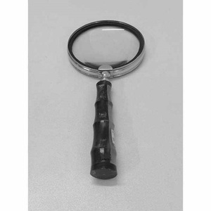 Loupe de luxe à incrustations osseuses à carreaux, accessoire de bureau artisanal en corne - Product Image 6