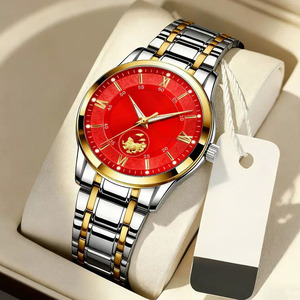 A Dazzling, Noble and Luxurious Stainless Steel Strap Automatic <b>Mechanical</b> Men's <b>Watch</b> for Casual Business Banquets - Product Image 4