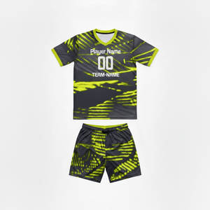 Uniforme de Fútbol Personalizado con Logotipo y Nombre del Equipo, Secado Rápido, 100% Poliéster, Conjunto de Uniforme de Fútbol Sólido de Alta Calidad - Product Image 5