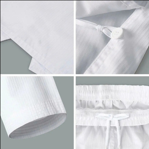 Uniforme de Taekwondo Hecho a Medida, Dobok Blanco de Alta Calidad, Traje de Entrenamiento de Artes Marciales para Marcas de Marca Privada - Product Image 5