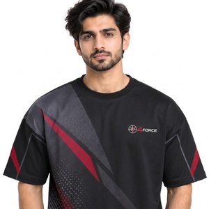 Camiseta de Hombre de Peso Pesado con Hombros Caídos, Corte Holgado, Costuras Reforzadas, Tela de Algodón Premium y Estilo Urbano Moderno - Product Image 5