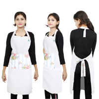Tablier de cuisine professionnel imprimé de haute qualité, jetable, écologique, lavable, style classique, pour restaurant