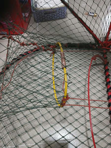 Cage de pêche pliable en acier galvanisé et monofilament PE à double nœud, haute résistance, résistance à l'abrasion, pour la capture de homards, poissons et crabes - Product Image 6