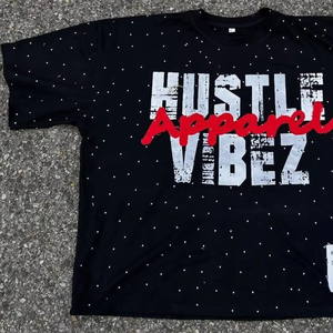 เสื้อยืดคอตตอนทรงบ็อกซี่ ตกไหล่ พิมพ์ลายโลโก้ DIHUI แบบกำหนดเอง ประดับด้วยคริสตัล สำหรับผู้ชาย - Product Image 5