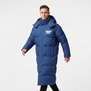 <b>Men</b> <b>Long</b> Hooded Puffer <b>Coat</b> Winter Jacket Windproof Warm Padded Winter Outerwear Wholesale Manufacturer - Product Image 1