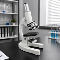 Biological Microscope | 640X Educational Laboratory Microscope with 1920×1080 HD Camera | Metal Optical Microscope for Research