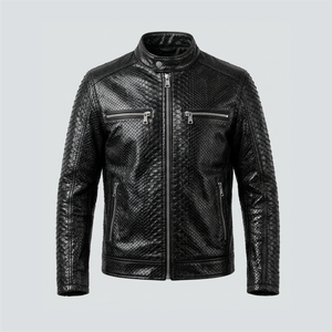 Meilleure Vente : Blouson en Cuir Slim pour Homme, Couleurs Personnalisables, Logo Avant, Respirant, Imperméable, Doublure Polaire Écologique – Idéal Hiver - Product Image 1