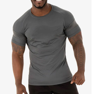Camiseta de Compresión Verano 2026, Corte Regular, Elástica, Precio Bajo al por Mayor, 100% Algodón, Ropa Deportiva para Gimnasio, Secado Rápido, Transpirable - Product Image 1