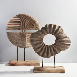 Abanico de Madera Hecho a Mano, Decoración de Escritorio en Forma de Abanico, Adorno de Madera Pulida, Estilo Folclórico, Decoración del Hogar - Product Image 3