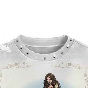 Camiseta de Hombre con Logo Personalizado Estampado, Estilo Desgastado, Hombros Caídos, Ajuste Holgado, Algodón Premium, Estilo Urbano Oversize con Pedrería, Venta al por Mayor - Product Image 4