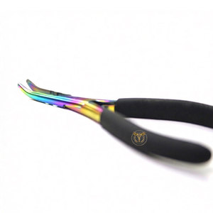 Pinzas de Alta Calidad para Extensiones de Cabello con Diseño de 2 Orificios, Herramienta de Engarzado de Anillos Micro, Acero Inoxidable, Uso Profesional en Salón - Product Image 2