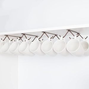 Support mural minimaliste en métal pour tasses de 8 à 20 oz – Conception durable pour la cuisine - Product Image 2