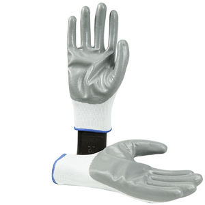 Gants en nitrile premium 10 mil, protection anti-chimique, évacuation de l'humidité, sans silicone, adhérence améliorée, pour l'assemblage et la maintenance - Product Image 1